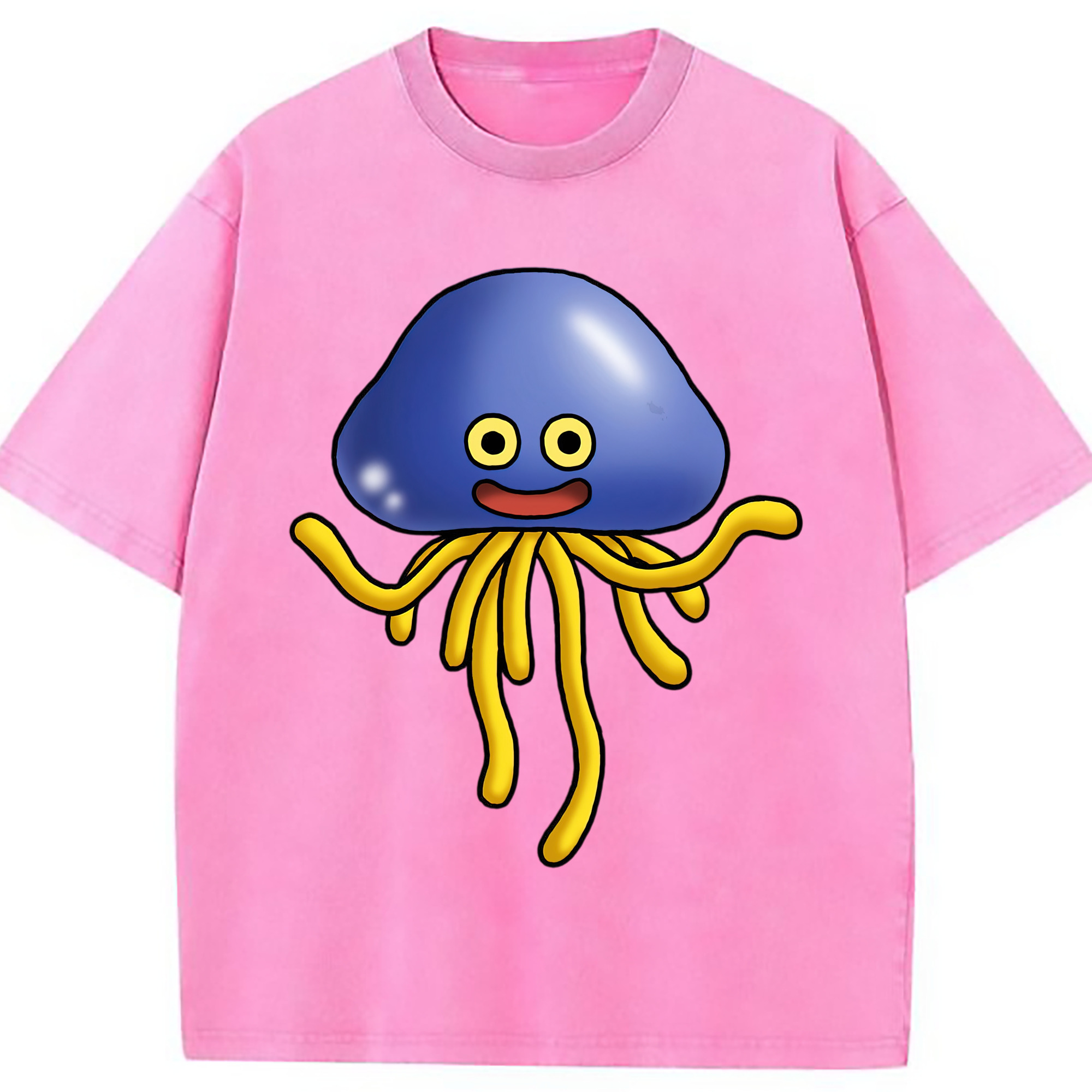 （画像用） ドラゴンクエスト Doragon Kuesuto Dragon Quest 綿100% ヴィンテージ風 半袖Tシャツ（フロントプリント）